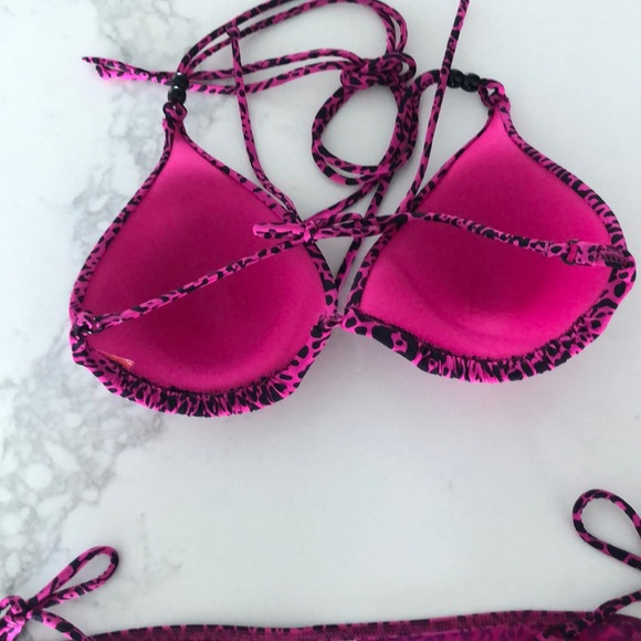 Pink leopard bikini - Picture 4 of 5